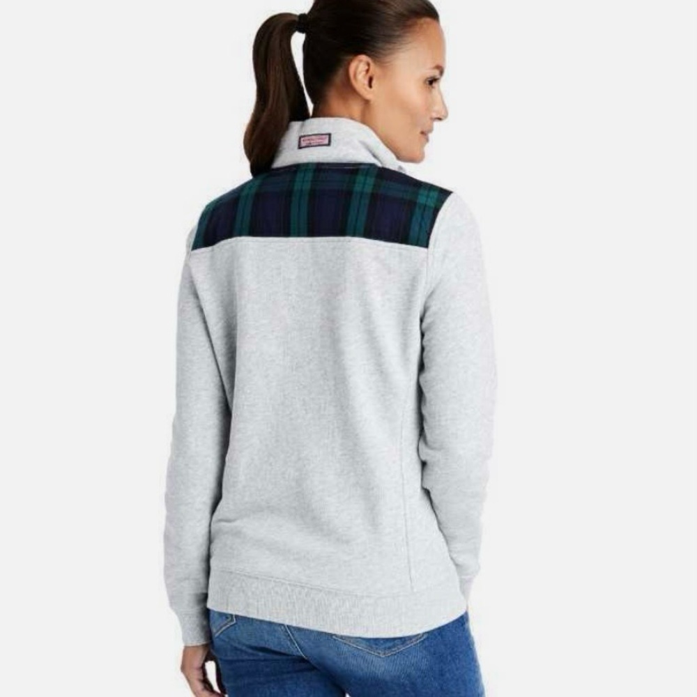 VINEYARD VINES Classic Plaid
Shep Shirt Pullover, gray - Picture 2 of 5